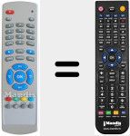Replacement remote control for REMCON152