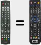 Télécommande pour remplacer RC00195P