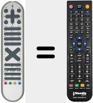 Mando a distancia sustituto de RC1062 (30037768)