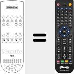Replacement remote control for RC3