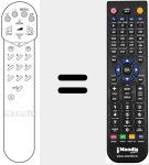 Replacement remote control for RC54