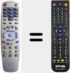 Mando a distancia sustituto de RC 5R