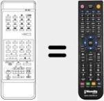 T&eacute;l&eacute;commande pour remplacer RC667