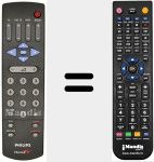 T&eacute;l&eacute;commande pour remplacer RC8611 01