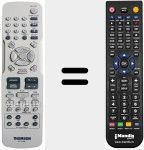 Télécommande pour remplacer RCT 192 DB 1