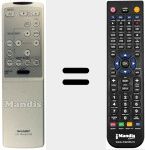 Télécommande pour remplacer RRMCG1292CESA
