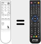 Replacement remote control for REMCON551