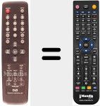 Replacement remote control for REMCON532