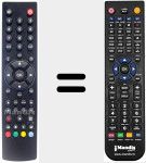 T&eacute;l&eacute;commande pour remplacer REMCON663