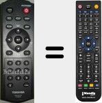 Télécommande pour remplacer CT-90316 (75012979)