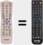 Replacement remote control for REMCON188