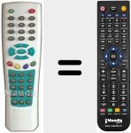 Replacement remote control for REMCON1290
