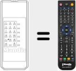 Replacement remote control for REMCON1159