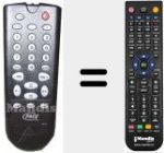 Mando a distancia sustituto de 9162002 (RC17)