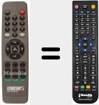 Mando a distancia sustituto de REMCON037