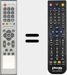 Mando a distancia sustituto de HF8800HD