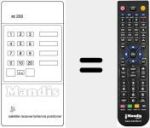 Télécommande pour remplacer RC200