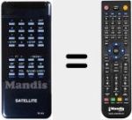 Replacement remote control for RC423