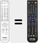 Mando a distancia sustituto de RM-X 501 (141847711)