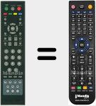 Mando a distancia sustituto de RC08F