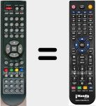 T&eacute;l&eacute;commande pour remplacer RC52EVO