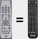 Replacement remote control for Cablecom (RC39870R00)