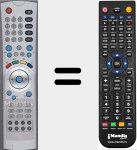 Replacement remote control for AF9300PVR