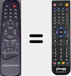 Mando a distancia sustituto de CCS170