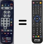 Replacement remote control for RC107