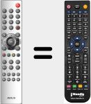 Replacement remote control for 2252-535