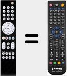 Mando a distancia sustituto de Quadriga001