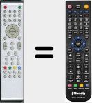 Télécommande pour remplacer RC49IDTVR