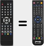 Replacement remote control for RC44BRM1