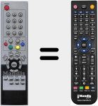 Mando a distancia sustituto de RCL05