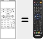 Mando a distancia sustituto de AV5605