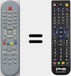 Télécommande pour remplacer RC152372000