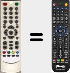 T&eacute;l&eacute;commande pour remplacer RCVSTBAW09