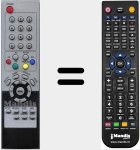 T&eacute;l&eacute;commande pour remplacer RCL09