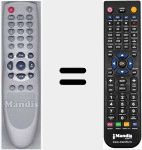 Mando a distancia sustituto de CSR60CI