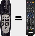 Télécommande pour remplacer RC505 (A70205905)