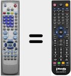 Télécommande pour remplacer LCD19N6DVD