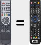 T&eacute;l&eacute;commande pour remplacer SMURMC0001