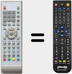 Télécommande pour remplacer LCD1907