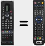 Télécommande pour remplacer RC810201