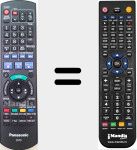 Replacement remote control for N2QAYB000179