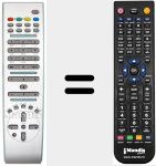 Mando a distancia sustituto de RC 1805 (20428726)