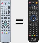 T&eacute;l&eacute;commande pour remplacer RCLW417EVERS1