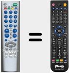 Replacement remote control for 42M921