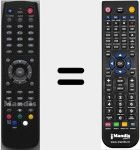 Replacement remote control for P702829001