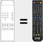 Mando a distancia sustituto de TC200